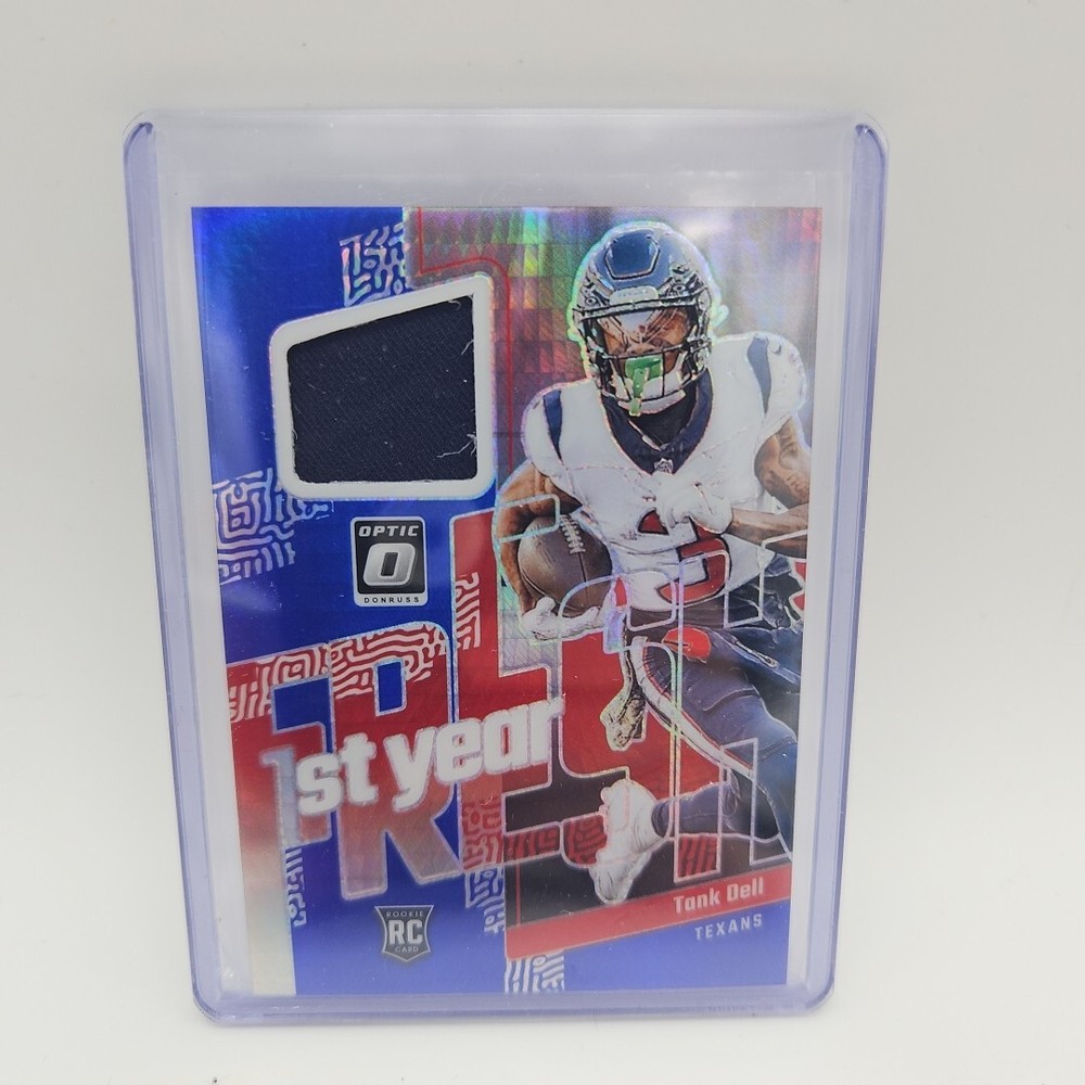 2023 Donruss Optic #FYF-TD Tank Dell 1st Year Fresh Rookie Patch