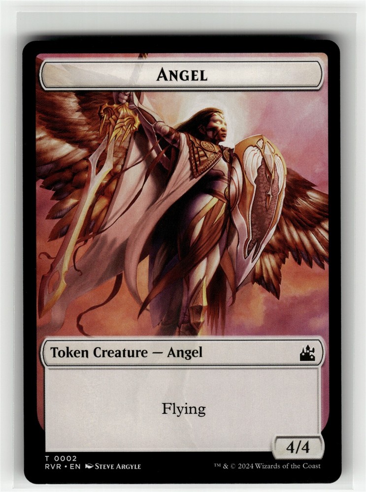 ANGEL TOKEN (0002) Ravnica Remastered #2 RVR(NM+)(MTG)