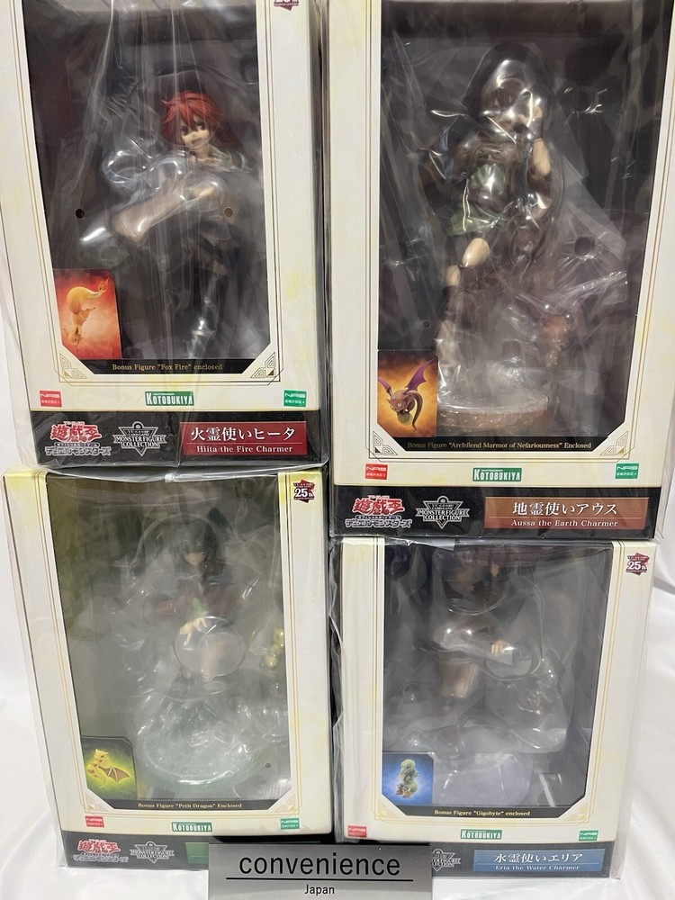 Yu-Gi-Oh Monster Figure collection Eria Hiita Wynn Aussa set KOTOBUKIYA JP