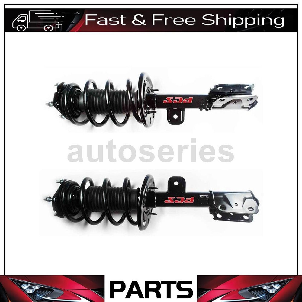 Struts with Coil Springs Front For 2011 2012 Ford Explorer 2pcs