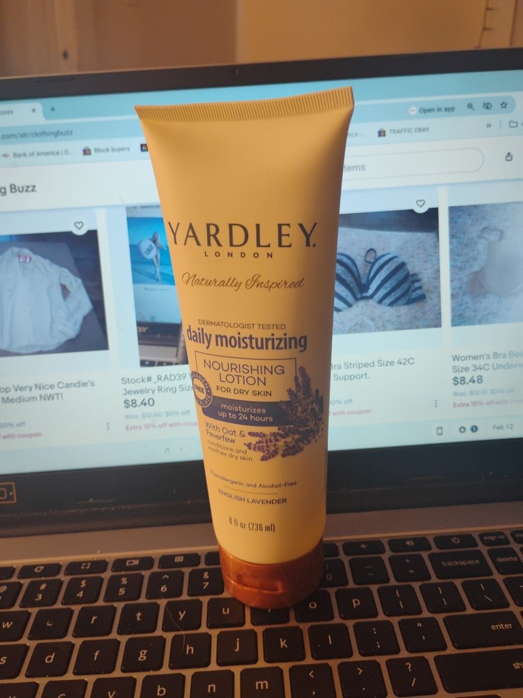 Yardley London English Lavender Daily Moisturizing Lotion • 8 oz •