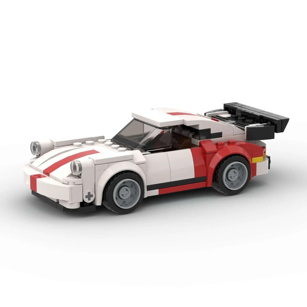MOC Lego Porsche 911 Turbo Sports Car Building Kit
