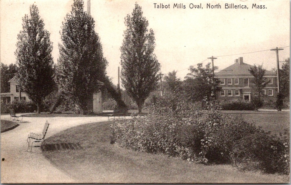 Postcard Talbot Mills Billerica Mills Historic District Massachusetts 1908 22637