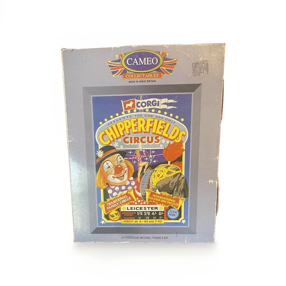 1996 Limited Edition Corgi Cameo Collectibles Chesterfield Circus 10 Trucks