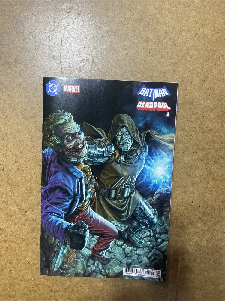 DC MARVEL BATMAN DEADPOOL #1 DC Comics COVER C LEE BERMEJO JOKER DR DOOM NM
