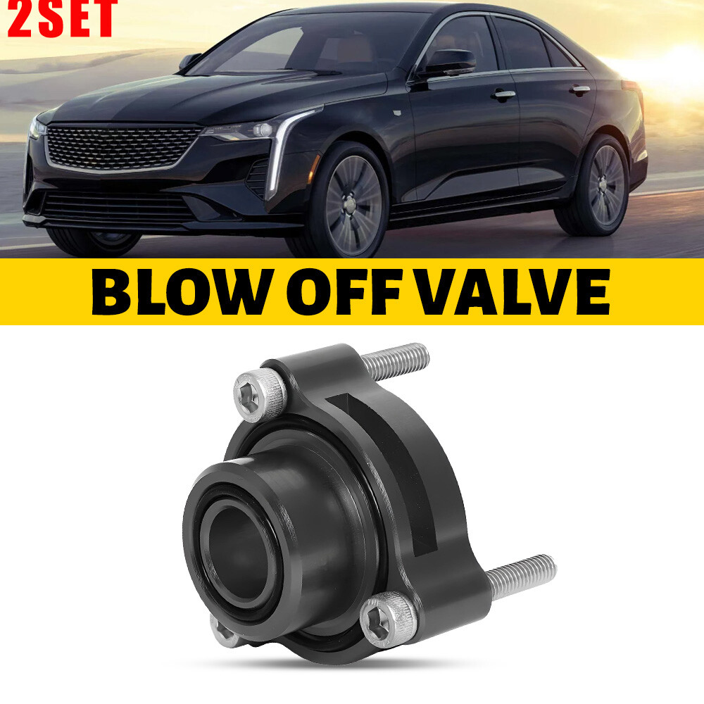 2Set Billet Blow Off Valve For Adapter Chevy Silverado GMC Sierra 2.7 Turbo 2019