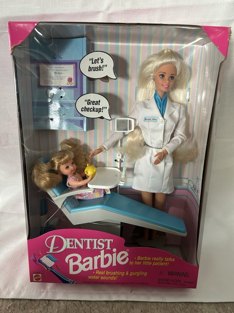 Vintage 1997 Dentist Barbie #17255 NRFB Great Condition!