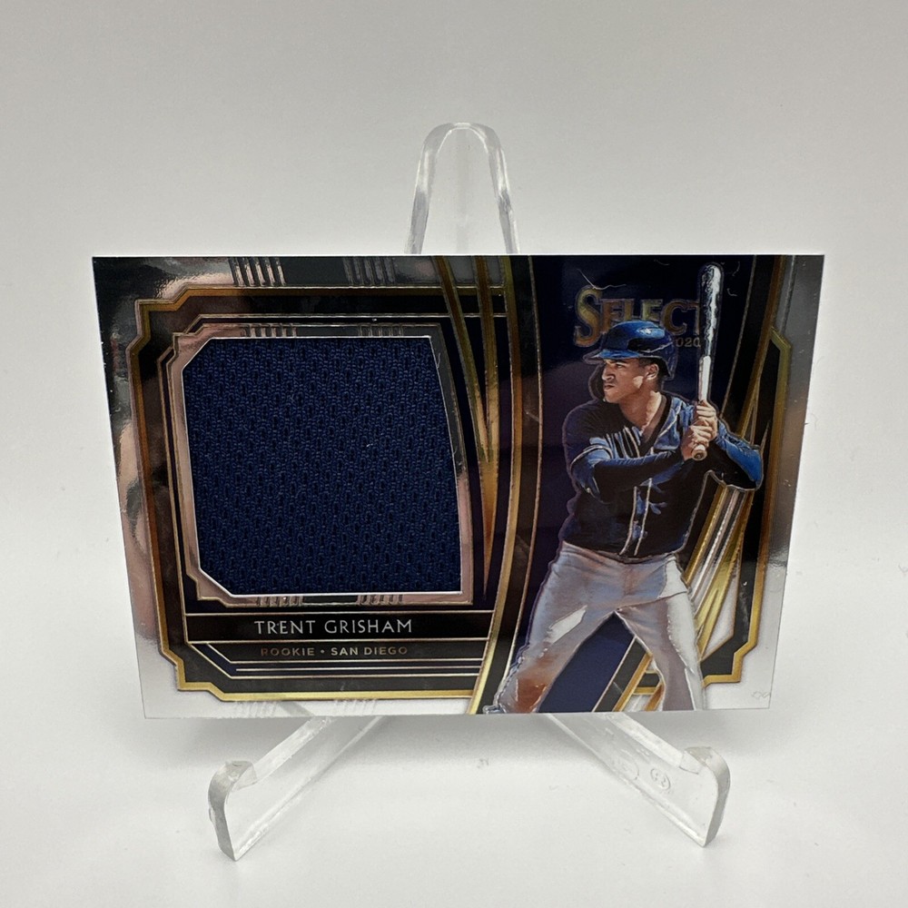 Trent Grisham 2020 Panini Select Rookie Jumbo Jersey Swatch