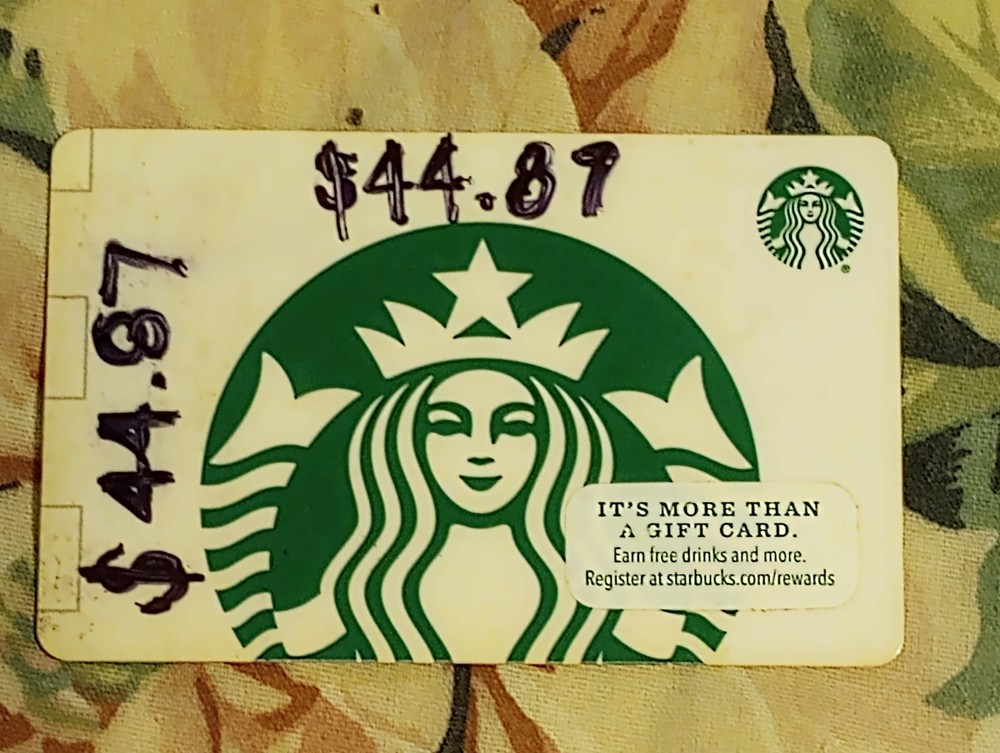 Starbucks Gift Card Balance Of 44.87-image