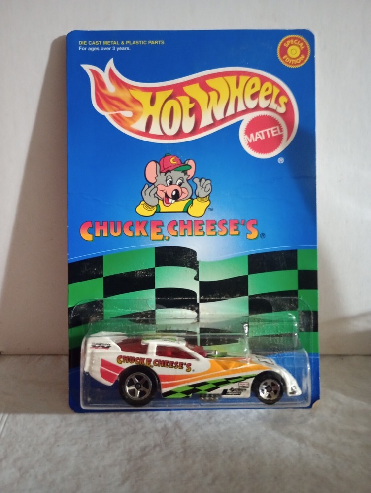 HOT WHEELS 1999 CHUCK E CHEESE FUNNY CAR 1/64 FAST DIE CAST MALAYSIA Un-Punched