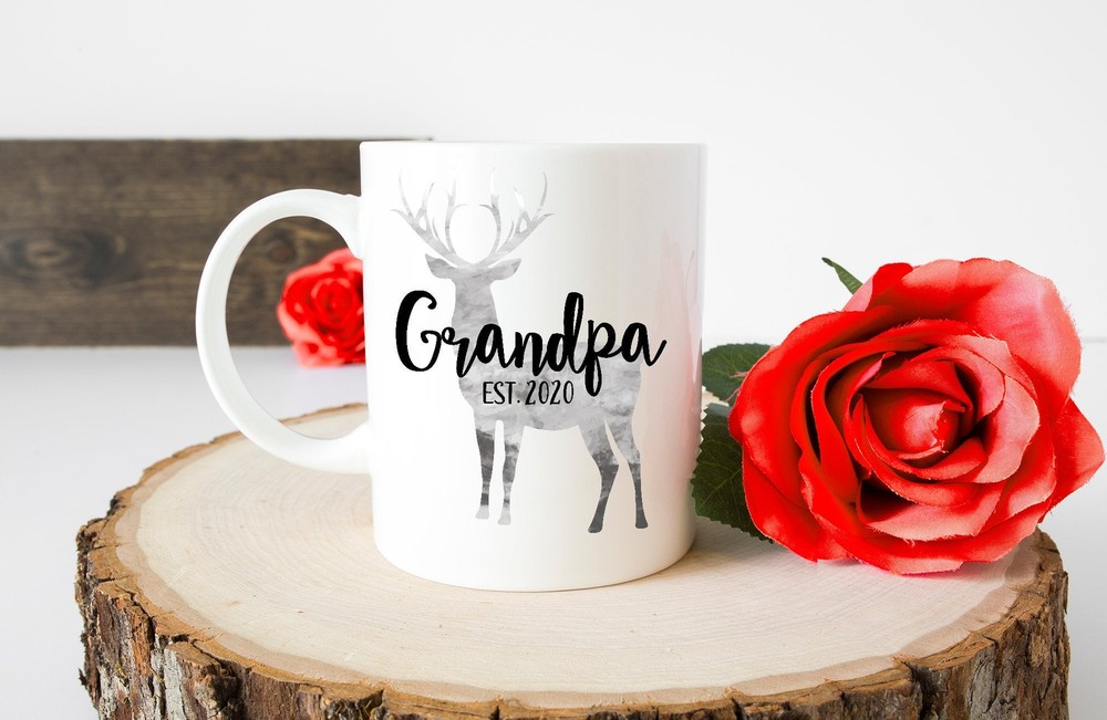 Grandpa Est 2020 Cute Hunting Mug New Grandpa Mug Gift For Grandpa Mug For Papa