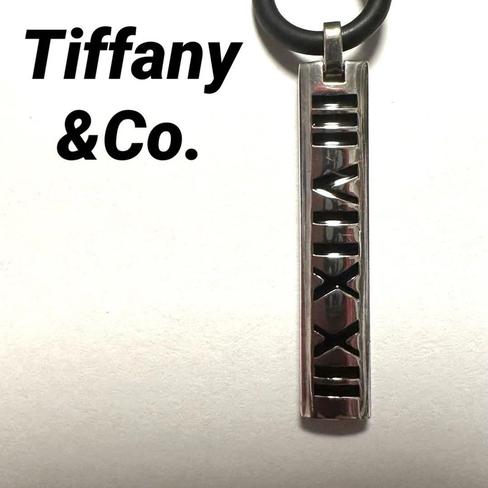 Tiffany & Co Atlas Bar Necklace Choker in Sterling Silver Brand New