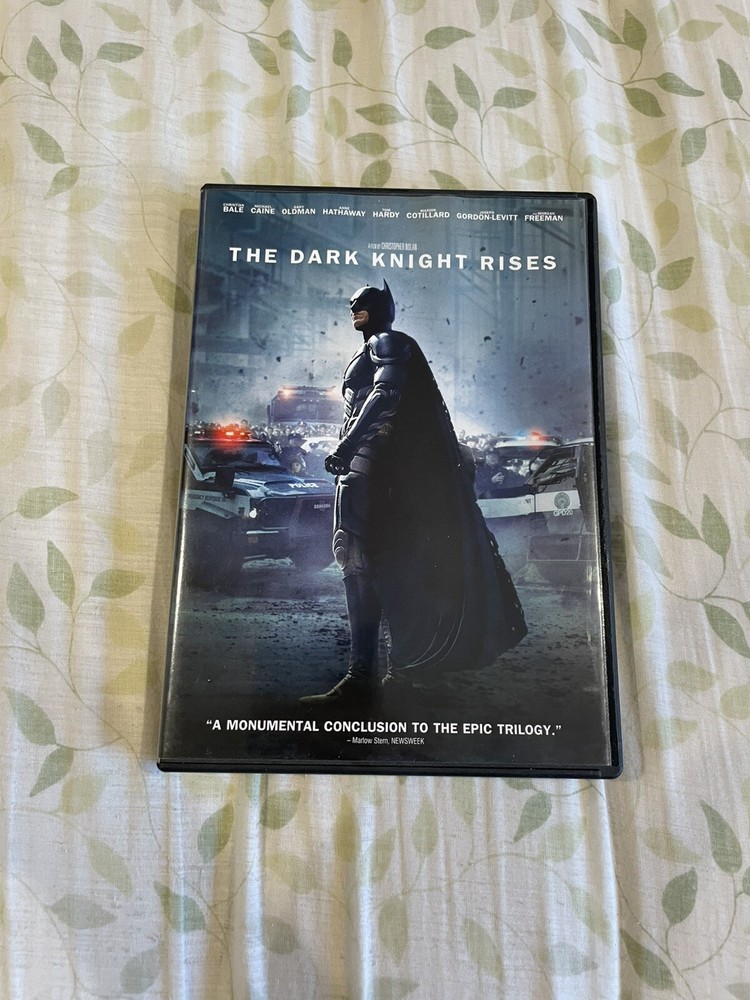 The Dark Knight Rises 2012 DVD Christopher Nolan Batman Movie