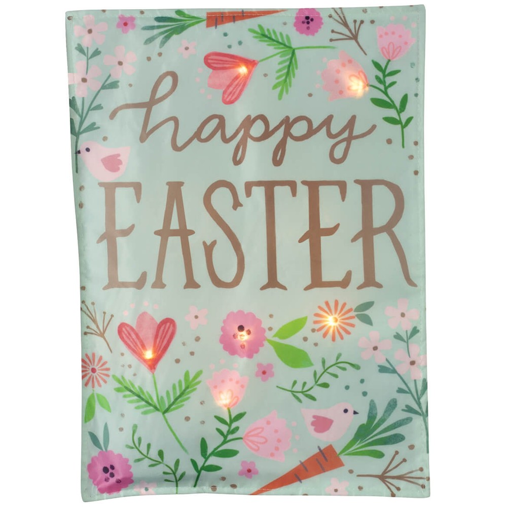 Brighten Your Easter with a Cheerful Lighted Garden Flag
