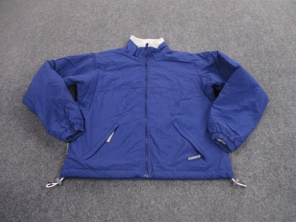 Columbia Jacket Adult M Blue Fleece Lined Outdoors Interchange Core Coat Womens