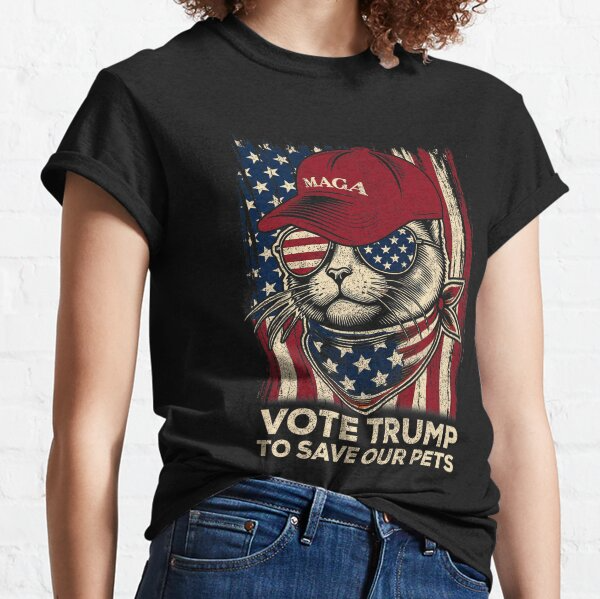 Vote Trump To Save Our Pets 2024 American Flag Gift For Men Women Election