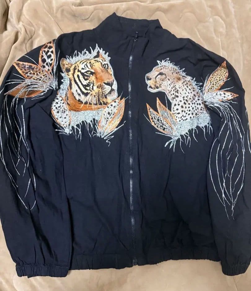 Tailor Toyo Tiger Sukajan Jacket Japanese Unisex Size M Embroidered Logo