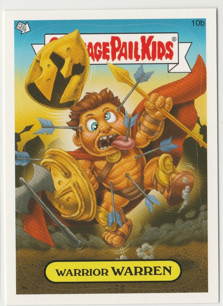 Warrior Warren #10b Garbage Pail Kids GPK 2008 ANS7 All-New Series 7