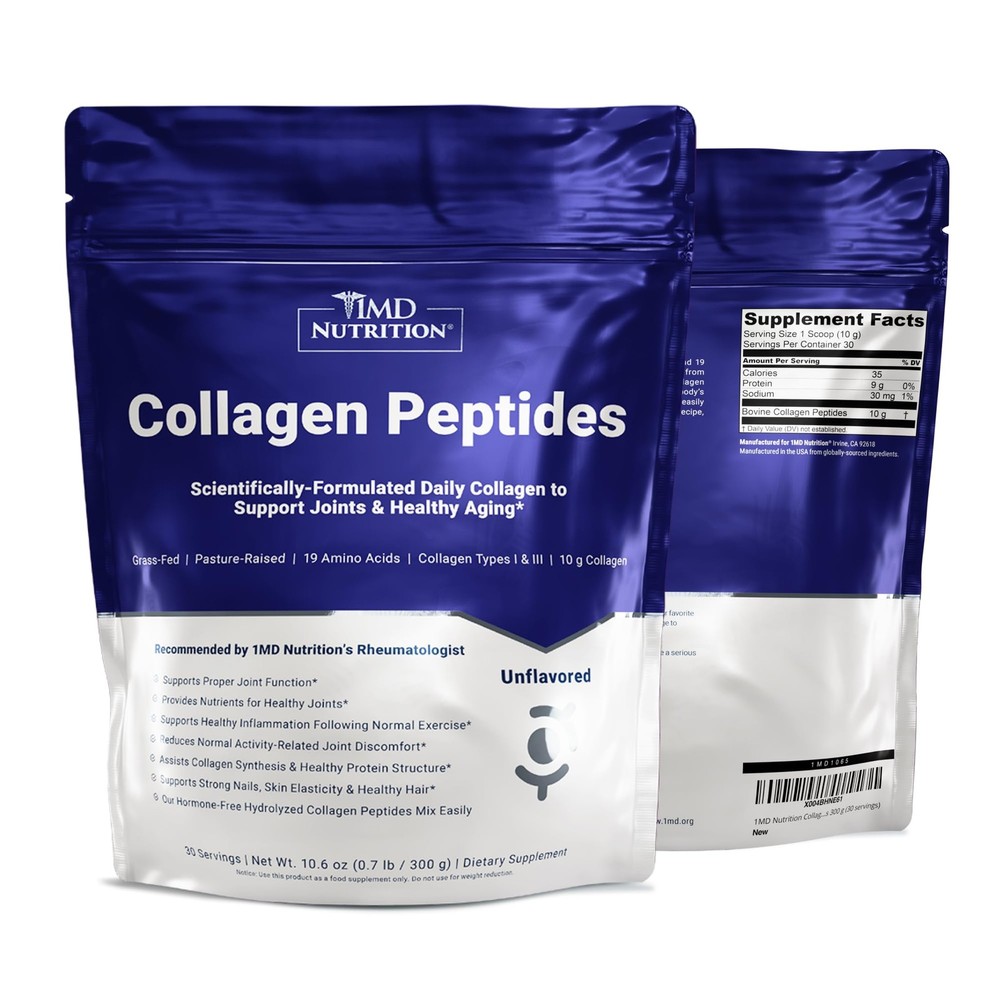 Hydrolyzed Collagen Peptides Powder Types I & III for Women and Men