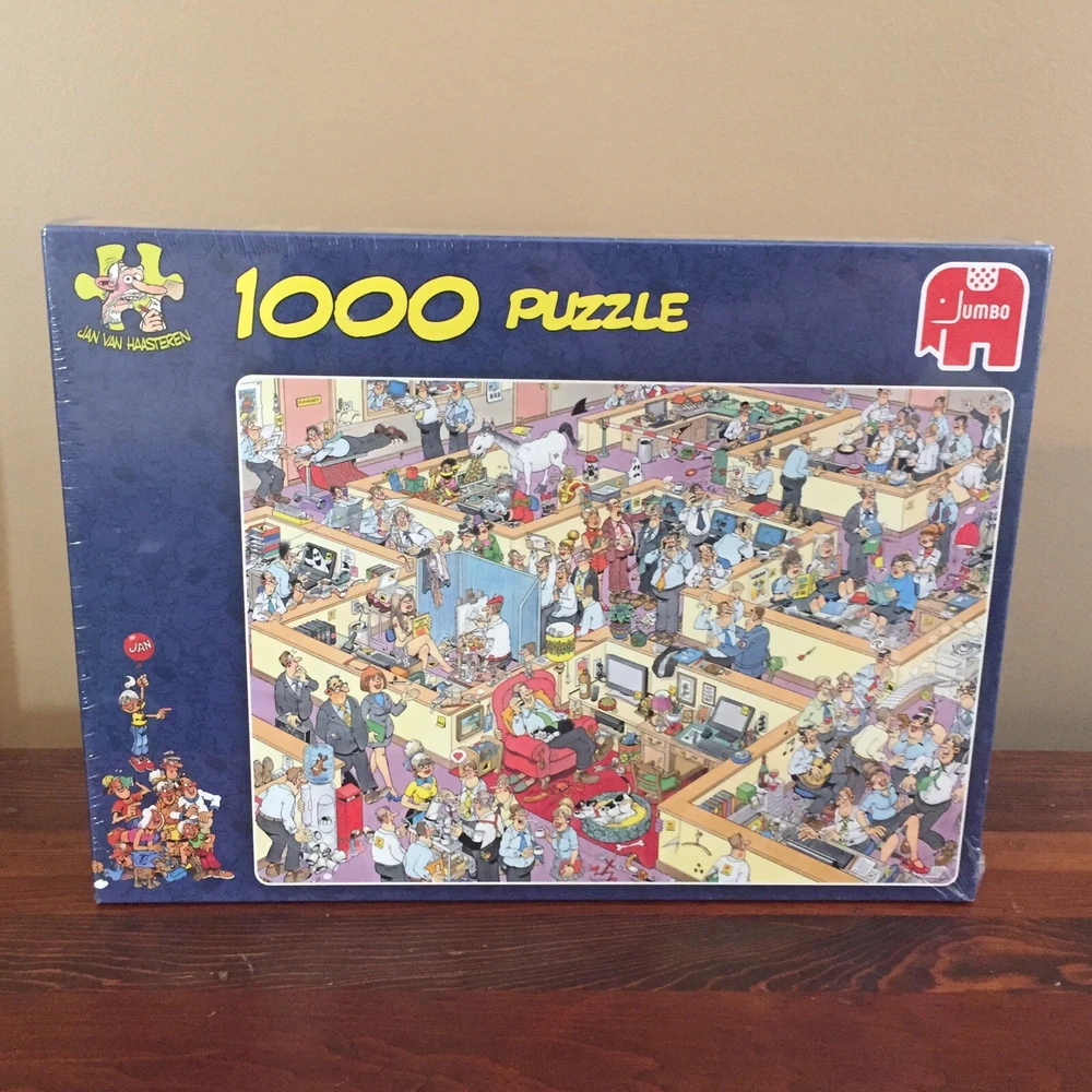 1000 Pcs Jigsaw Puzzle The Office Jan Van Haasteren Cartoon Jumbo 17014