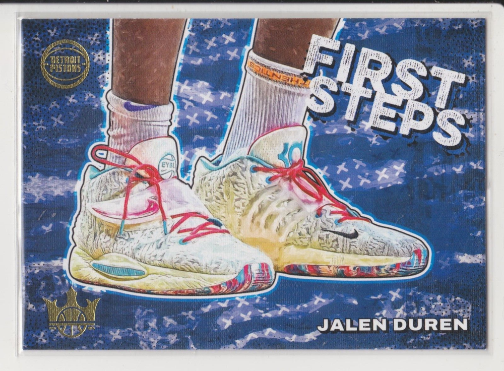 JALEN DUREN 2022-23 PANINI COURT KINGS FIRST STEPS