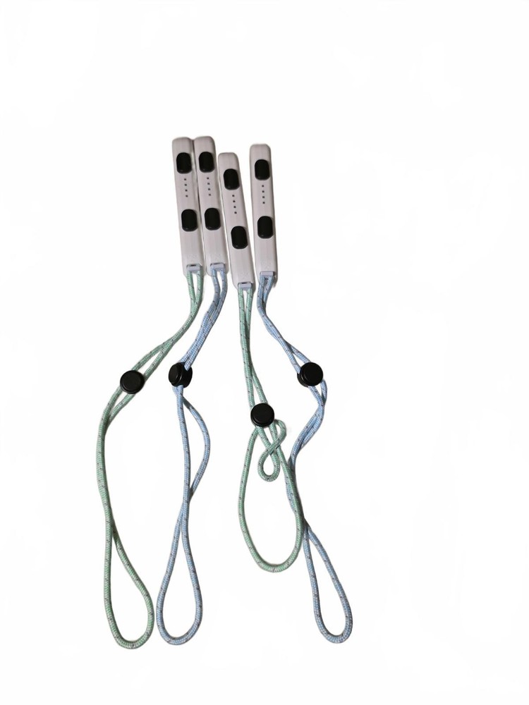 4 Nintendo Switch Animal Crossing Joycon Straps (2 Light Green & 2 Light Blue)