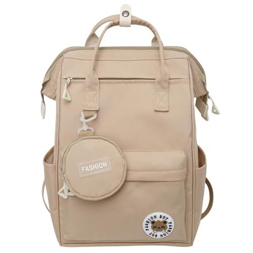 Travel Laptop Backpack for Women Men Khaki Khaki Travel Laptop Work Backpack