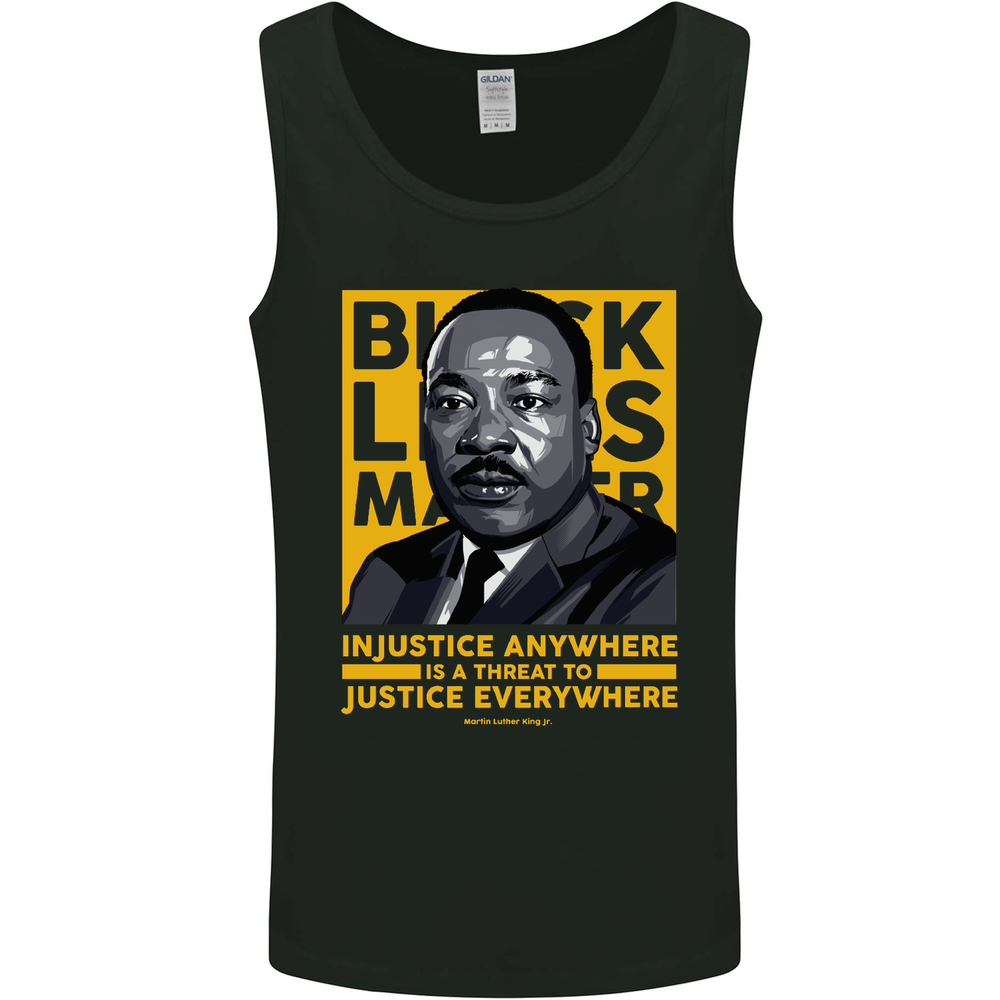 MLK Martin Luther King Black Lives Matter Mens Vest Tank Top