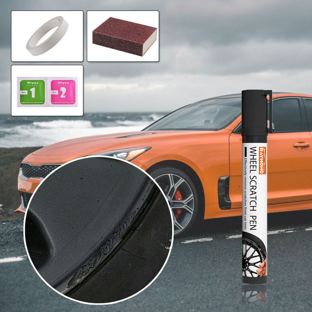 1Pc Car Parts Wheel Rim Scratch Repair Pen Touch Up Paint Pen Tool Accessories