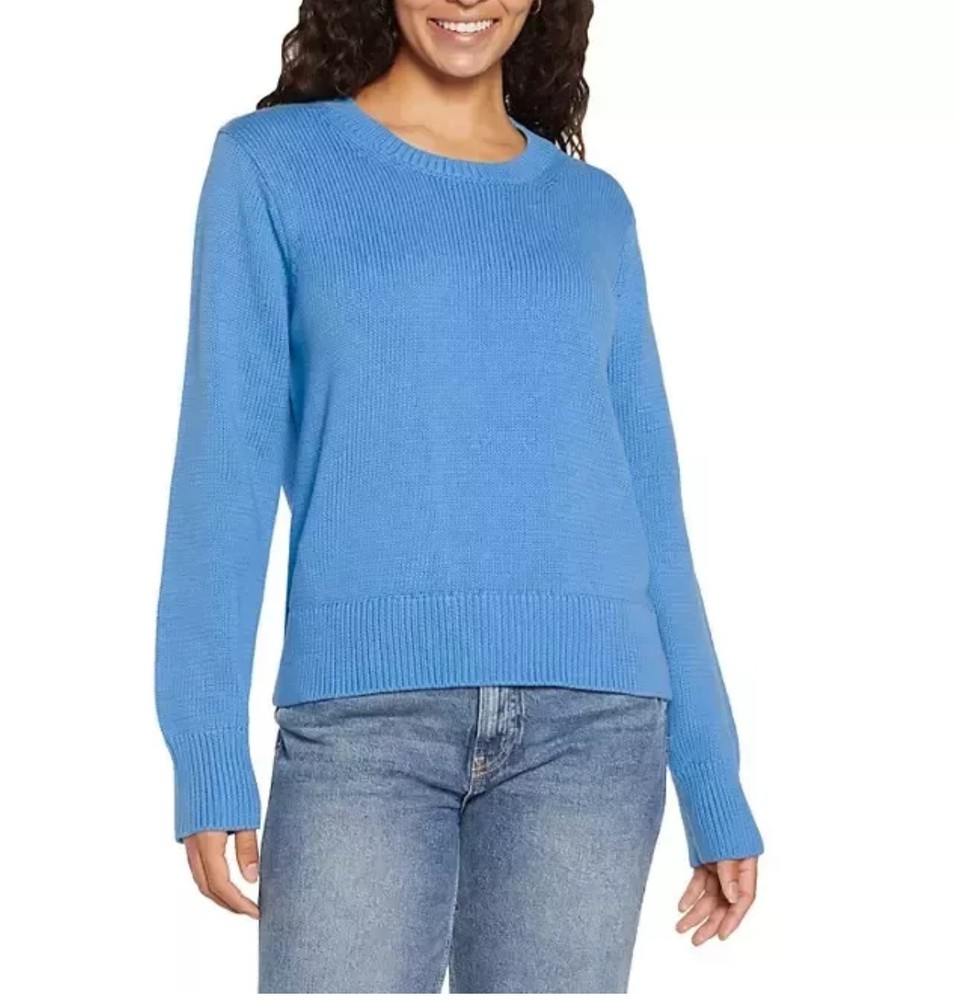 Gap Women's Crewneck Sweater Size XXL Blue Azure Blue