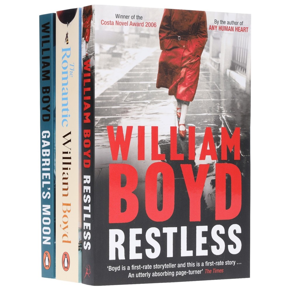 William Boyd 3 Books Collection Set - Fiction - Paperback