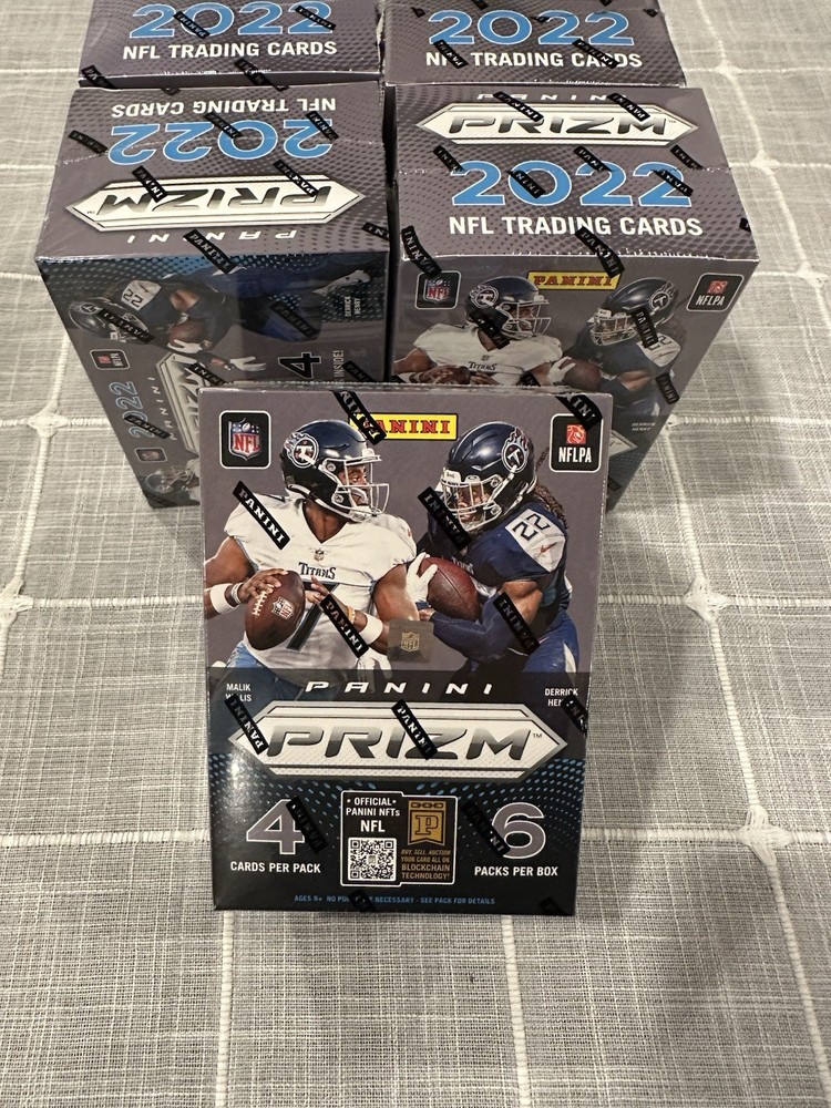 2022 Panini Prizm NFL Football Blaster Box LOT OF 5 SEALED