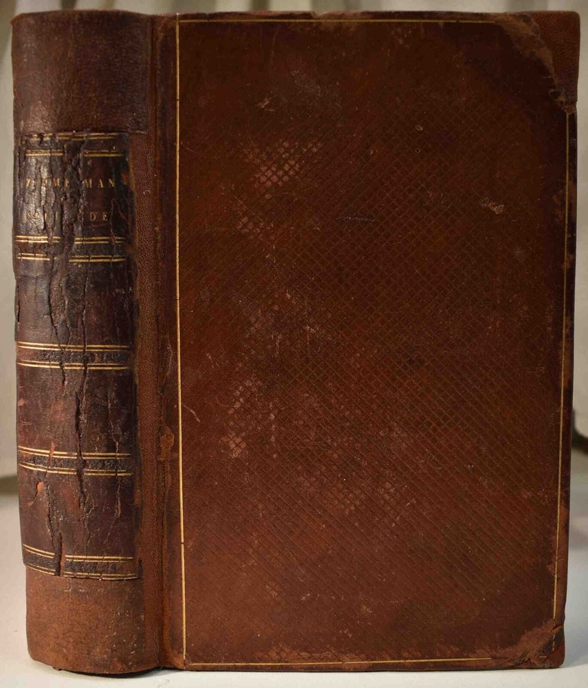 1800 SOLITUDE 2V IN 1 JOHN G ZIMMERMAN Ridley Engravings Leather Restored VG