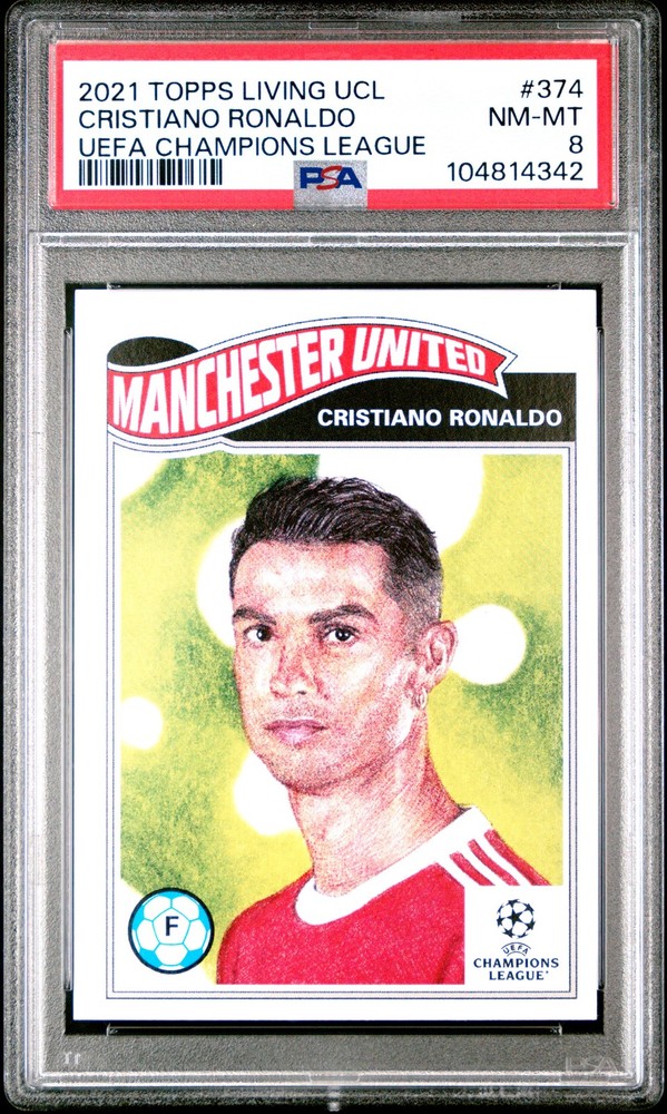 2021 Topps UCL Living Set Cristiano Ronaldo #374 Limited to 10215
