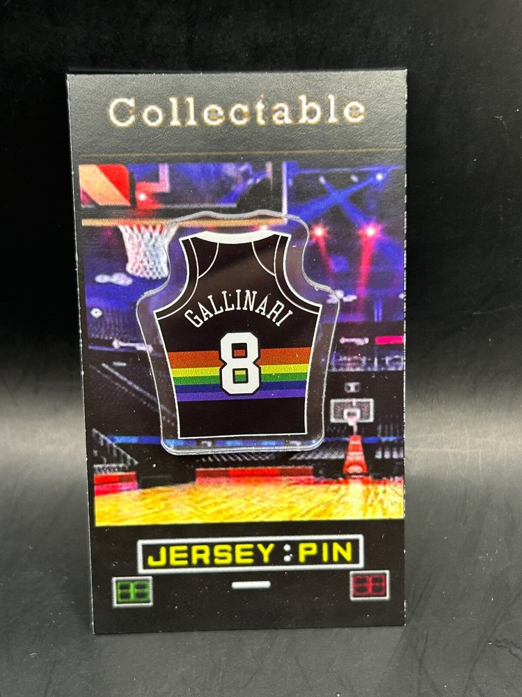 Denver Nuggets Danilo Gallinari Jersey Lapel Pin - Classic NBA Collectible