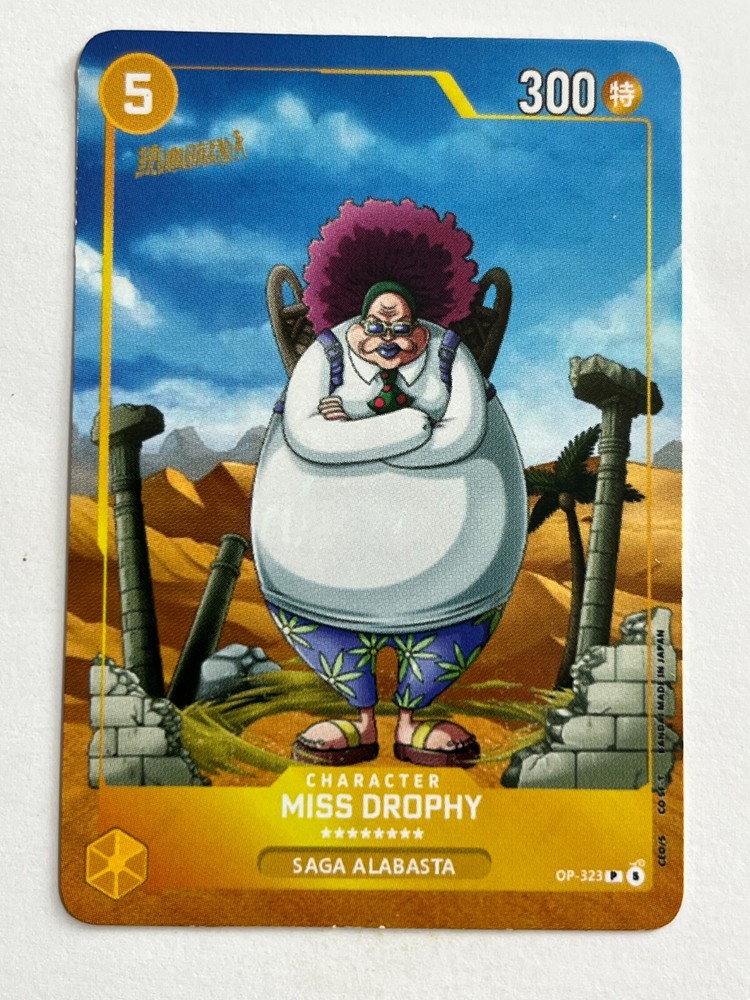 2024 ONE PIECE Card Game TCG #323 Miss Drophy Peru Edition Collector's Card