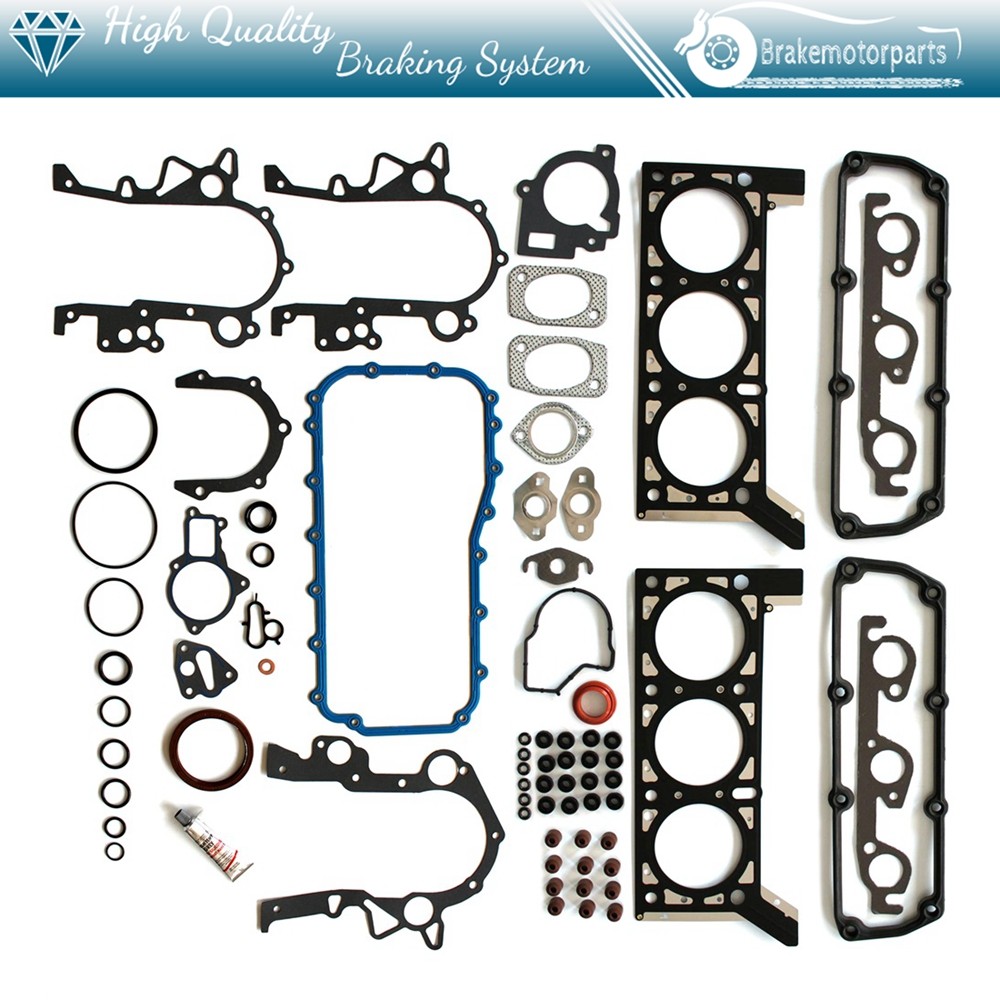 Full Head Gasket Set for 2001-2004 Dodge Caravan Chrysler Voyager 3.3L OHV Engine-image