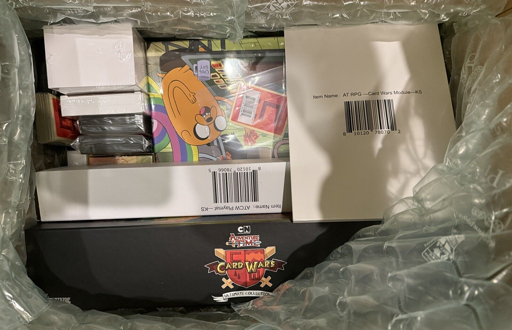 New Adventure Time Card Wars 10th Anniversary Complete Kickstarter Cool Guy Tier