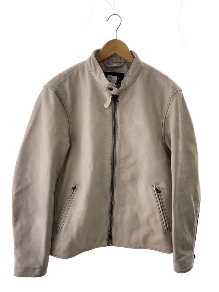 Avirex Leather Jacket Blouson/L/Sheep Leather/Wht/783-2250012 3369