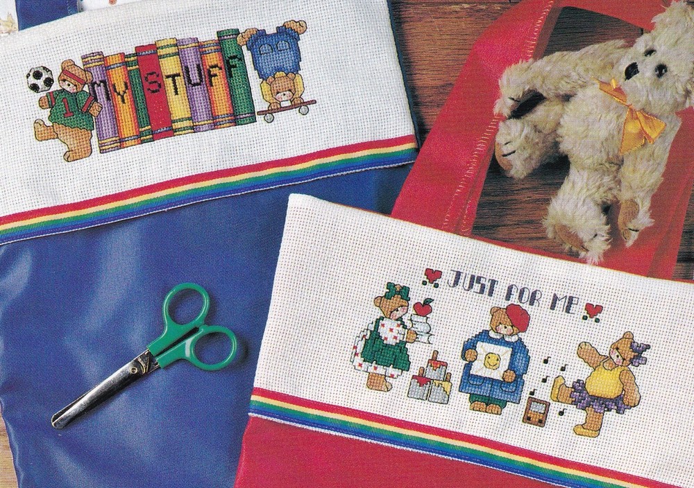 BACK TO SCHOOL Cross-Stitch (Single Pattern From Magazine) Classes Books-image