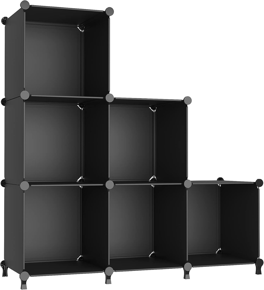 AWTATOS 6-Cube Storage Organizer Shelf for Closet, Bookshelf, or Home Organization