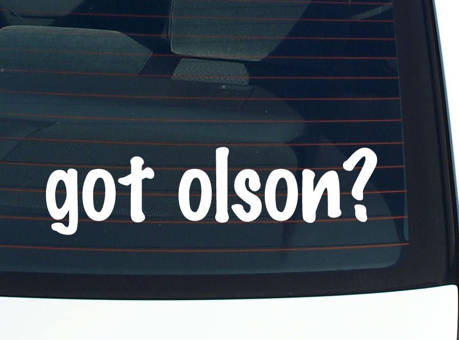 Got Olson Funny Last Name Car Decal Bumper Sticker Vinyl Window Pride