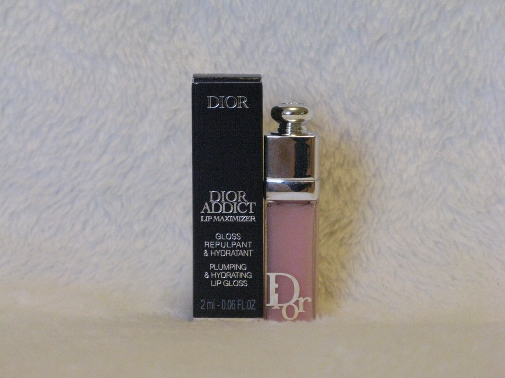 Dior Addict Lip Maximizer Plumping Gloss #001 Pink .06oz Mini Travel Sz NEW