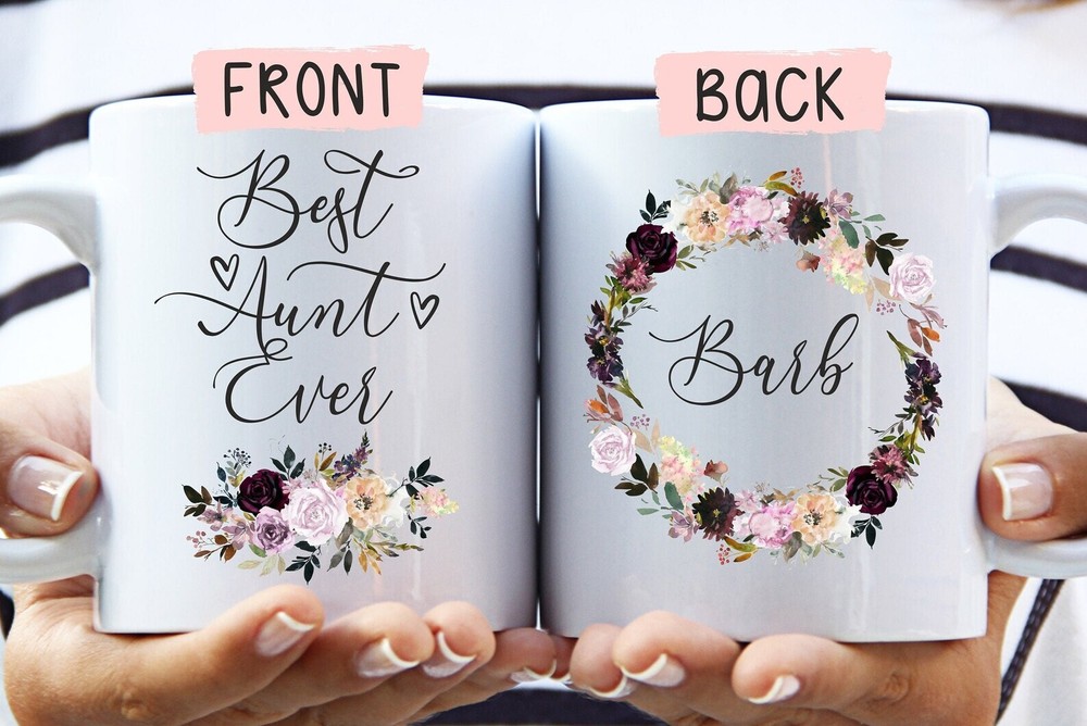 Custom Aunt Mug Personalized Aunt Mug Aunt Appreciation Gift Gift For Auntie