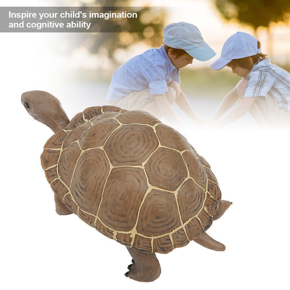 Vivid Animal Model Simulation Elephant Tortoise Toy Early Education Solid
