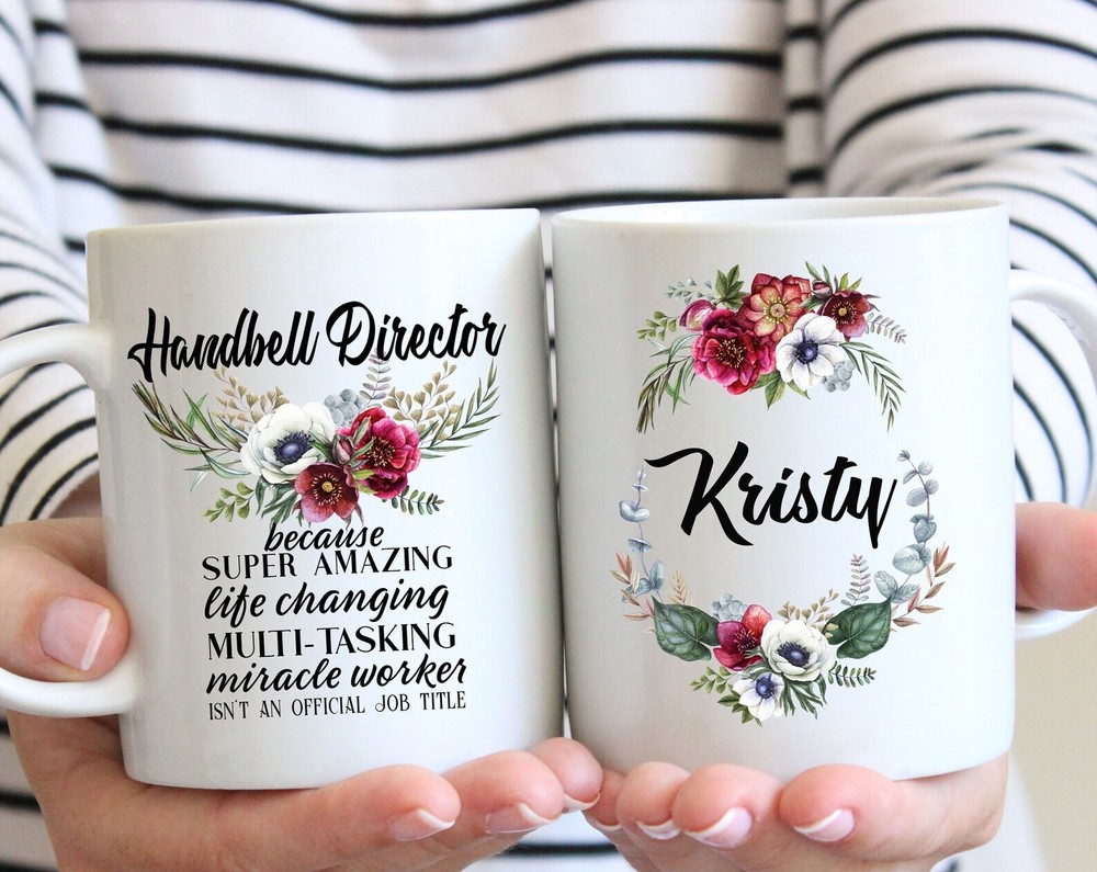 Personalized Handbell Director Gift For Women L Retirement Thank You