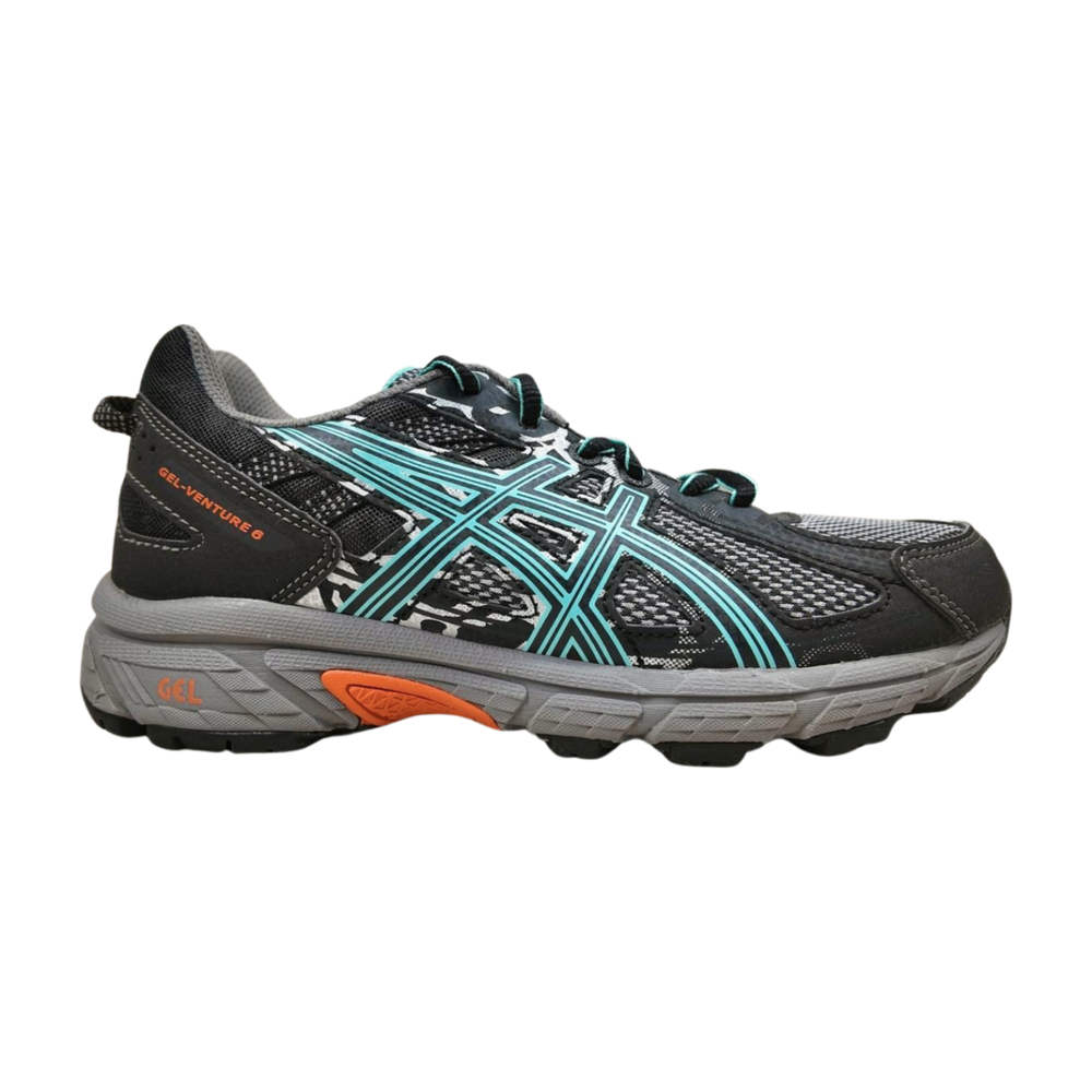 ASICS Women's Gel-Venture 6 Running Shoe, Black/Gray Women Size 6.5