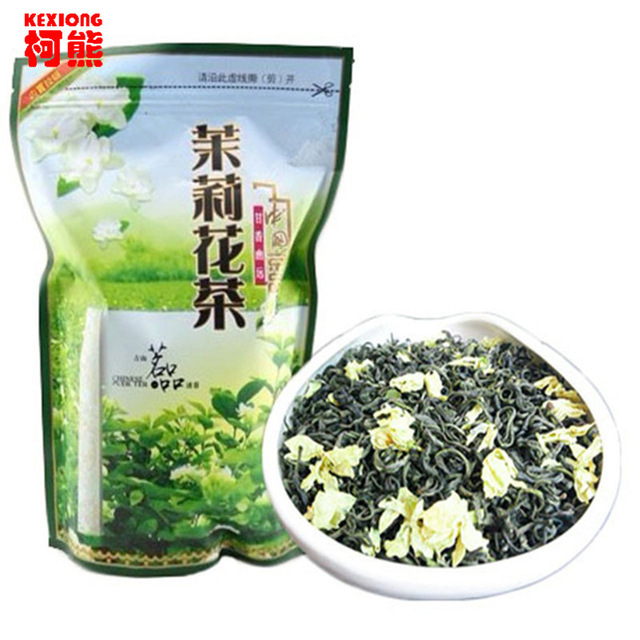 Hot sale ! New Organic Jasmine Flower Tea Blooming fresh herbal Green tea 250g