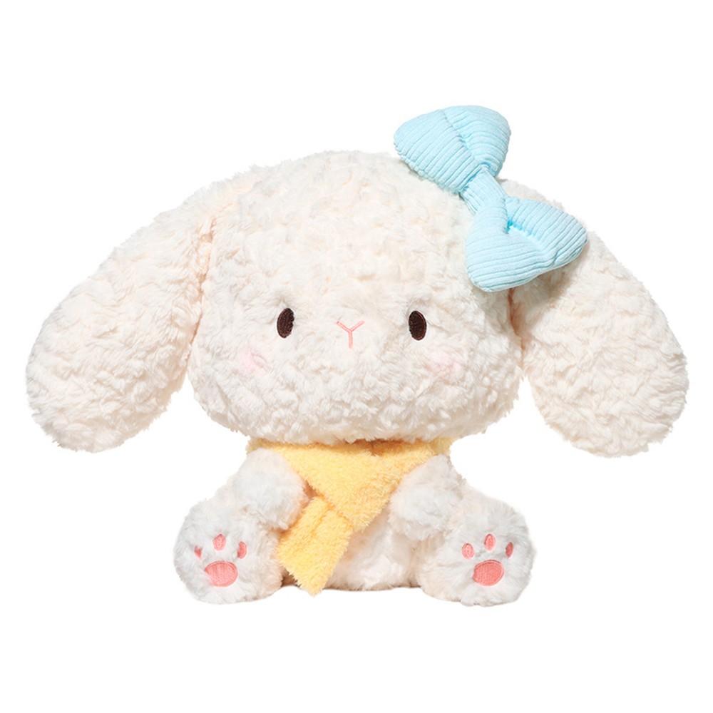 Bunny Plush Realistic Soft Plush Bunny Figurine Comfort Plush Animal amicably