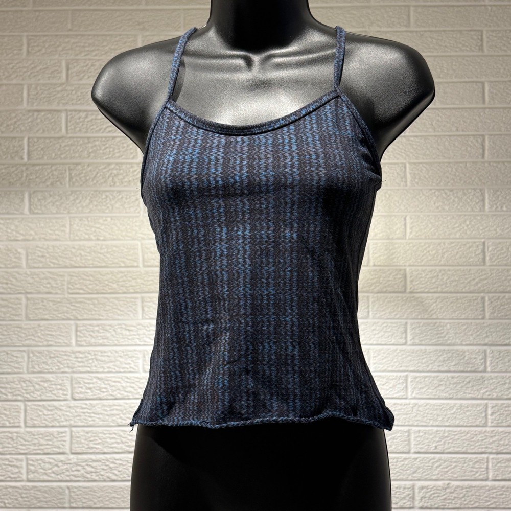 Lululemon Tank Top Women's Y Back Athletic Sleeveless Blue Heathered